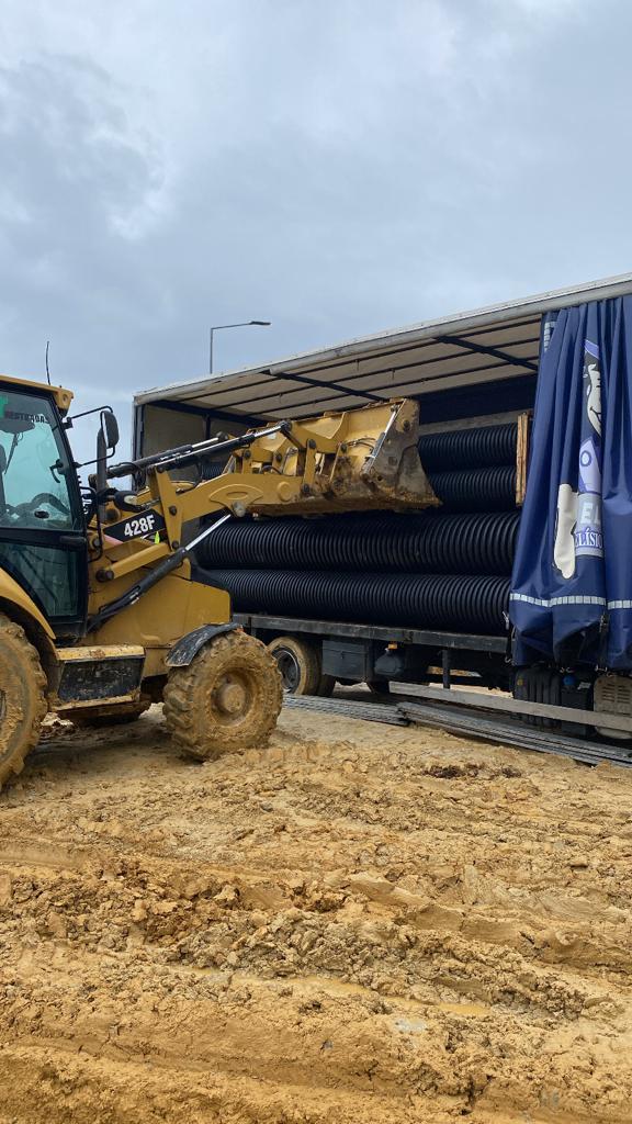 Conduta de água no Parque em Gaia